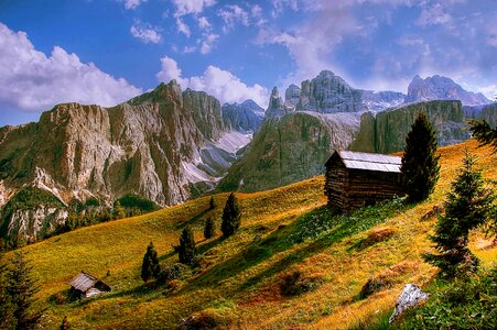 South tyrol alpine val gardena photo