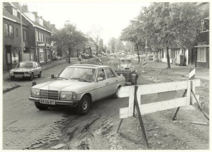 De Ruijterweg tijdens werkzaamheden, ziende naar het westen