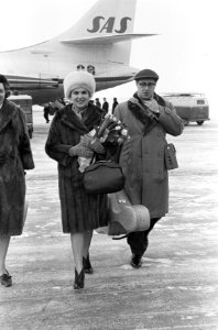 De Russische cellist Mstislav Rostropowitsj en zijn echtgenote Galina Visjrevska, Bestanddeelnr 914-7821