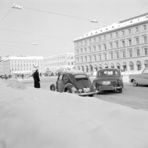 De Ludwigstraße in de sneeuw, Bestanddeelnr 254-3735