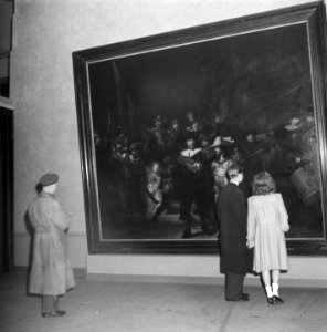 De Nachtwacht van Rembrandt hangt weer op zaal, Bestanddeelnr 900-8559