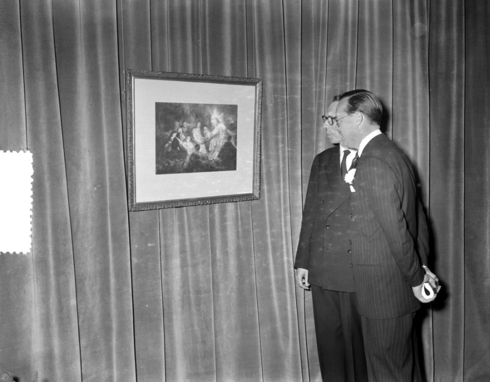 De Prins opent Rembrandttentoonstelling Museum Boijmans, Bestanddeelnr 907-7671