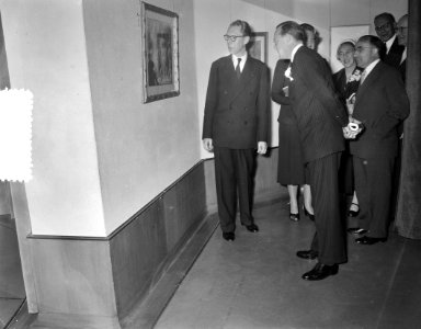 De Prins opent Rembrandttentoonstelling Museum Boijmans, Bestanddeelnr 907-7670