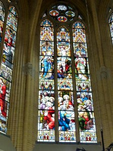 De Refter, Ubbergen, kapel glas-in-lood (02)