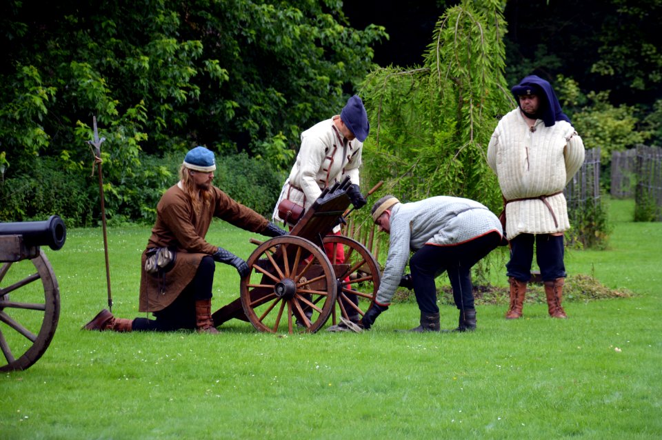 De Quaeye Werelt 2018 re-enactment kanonniers