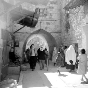 De Schaapspoort in de stadsmuur van Jeruzalem, Bestanddeelnr 255-5302