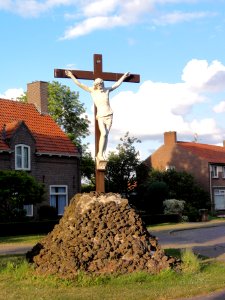 De Mortel, wegkruis in het centrum
