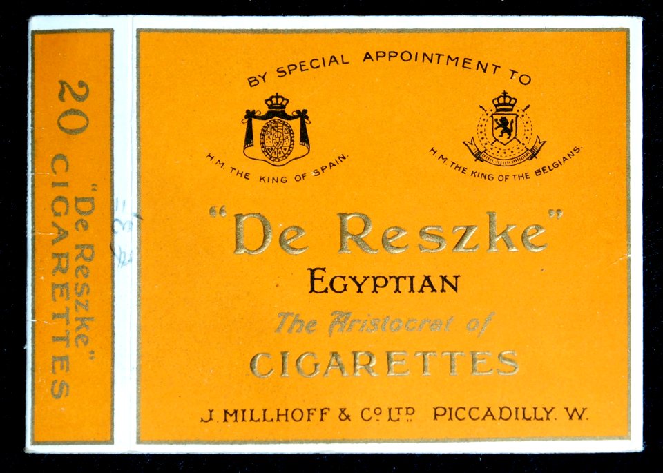 De Reszke cigarette package, photo 2
