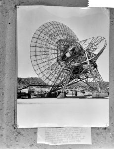 De radiotelescoop in Spanje die de marsfotos ontvangt, Bestanddeelnr 917-9709