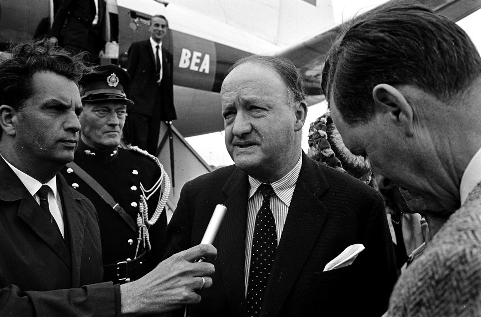 De NAVO Conferentie in Den Haag , minister Butler va Engeland, Bestanddeelnr 916-4232
