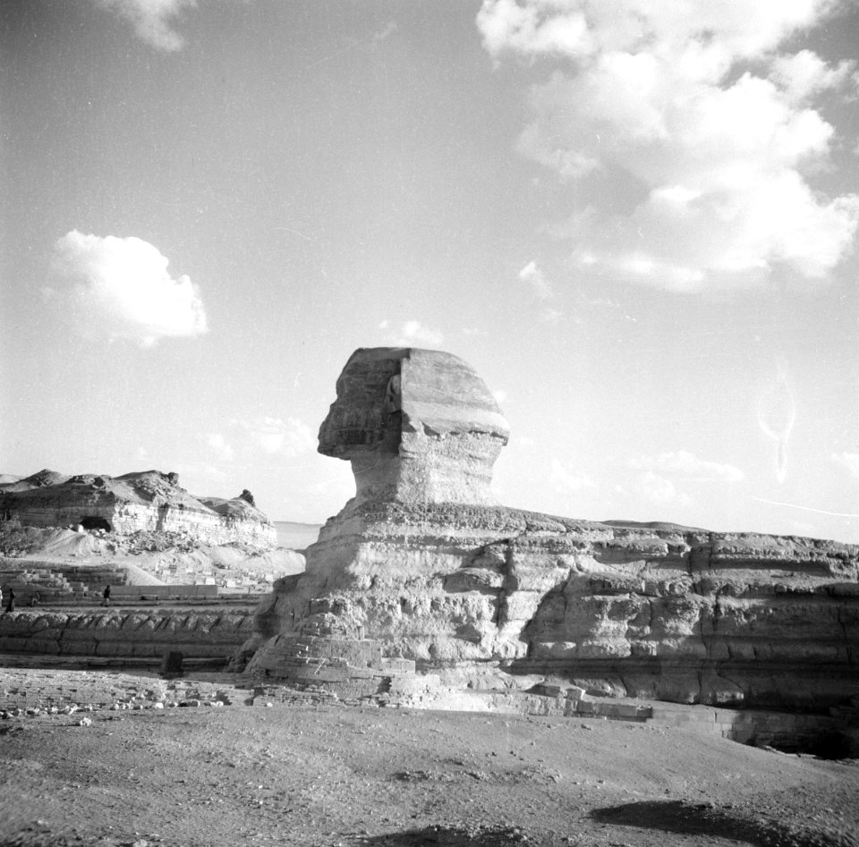 De sphinx te Gizeh, Bestanddeelnr 252-1716
