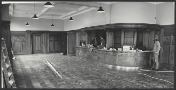 De restauratie van Hotel de Wereld in Wageningen zal 5 mei 1975 gedeeltelijk kla, Bestanddeelnr 32007 022