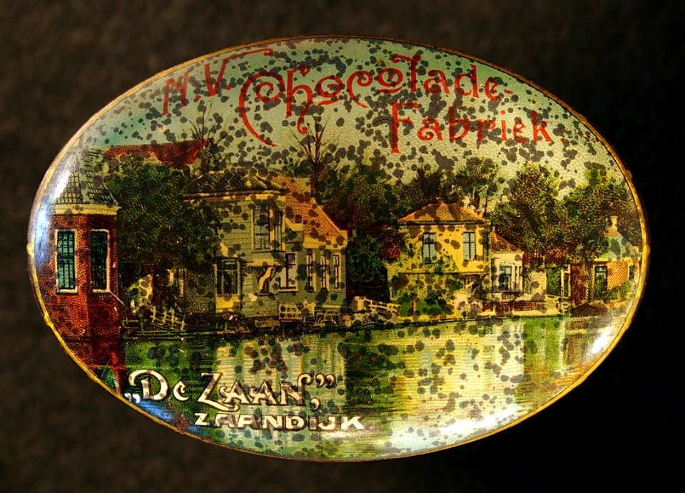 De Zaan NV Chocolade Fabriek blikje, foto1