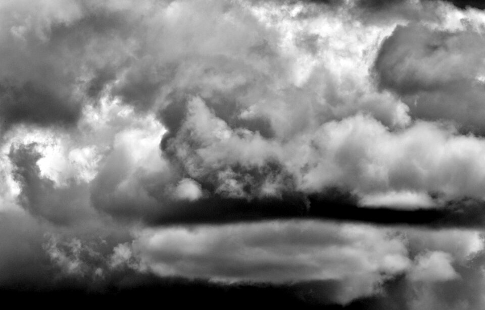 Sky gray clouds nature