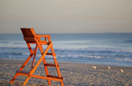 Life guard chair ocean jacksonville beach photo