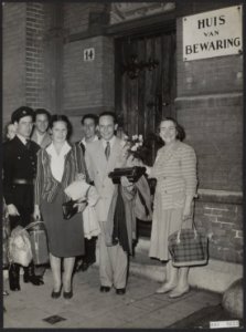 De Zaanse journalist A.H. Hommerson is eindelijk dinsdagmiddag uit het Huis van , Bestanddeelnr 093-0633