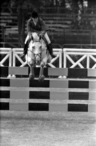 De winnares van de Prijs van de Rotterdamse Jockey Club, de Amerikaanse mej. C. , Bestanddeelnr 921-6296