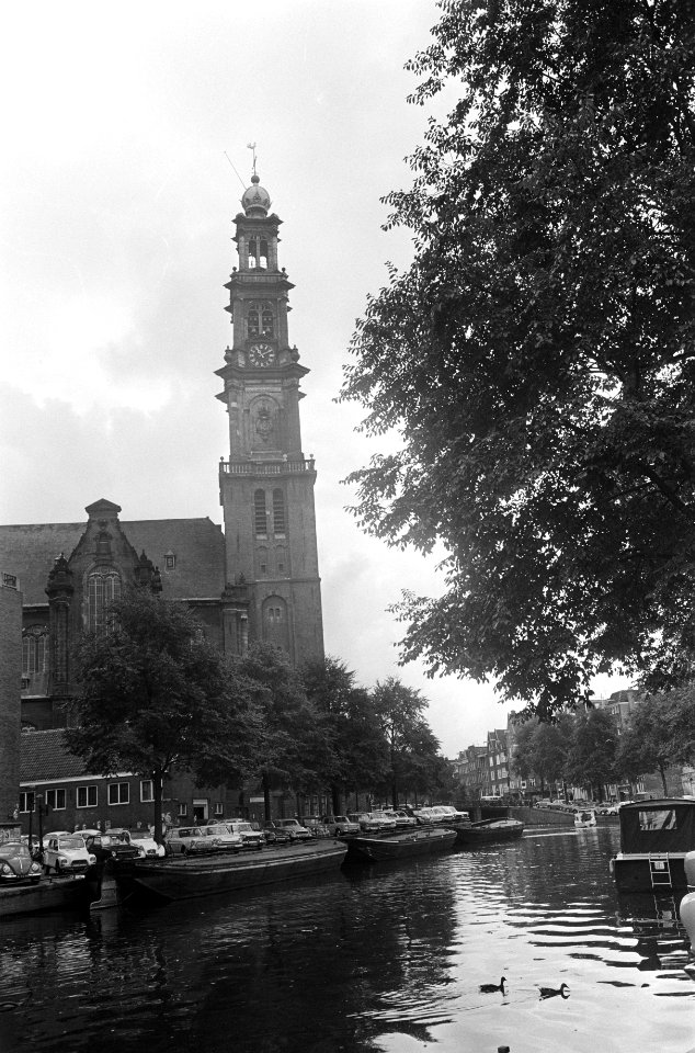 De Westerkerk en de Prinsengracht, Bestanddeelnr 921-6534