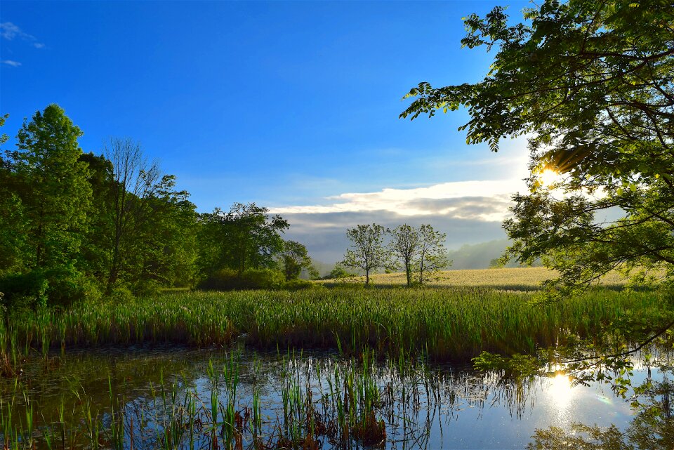 Landscape water sky