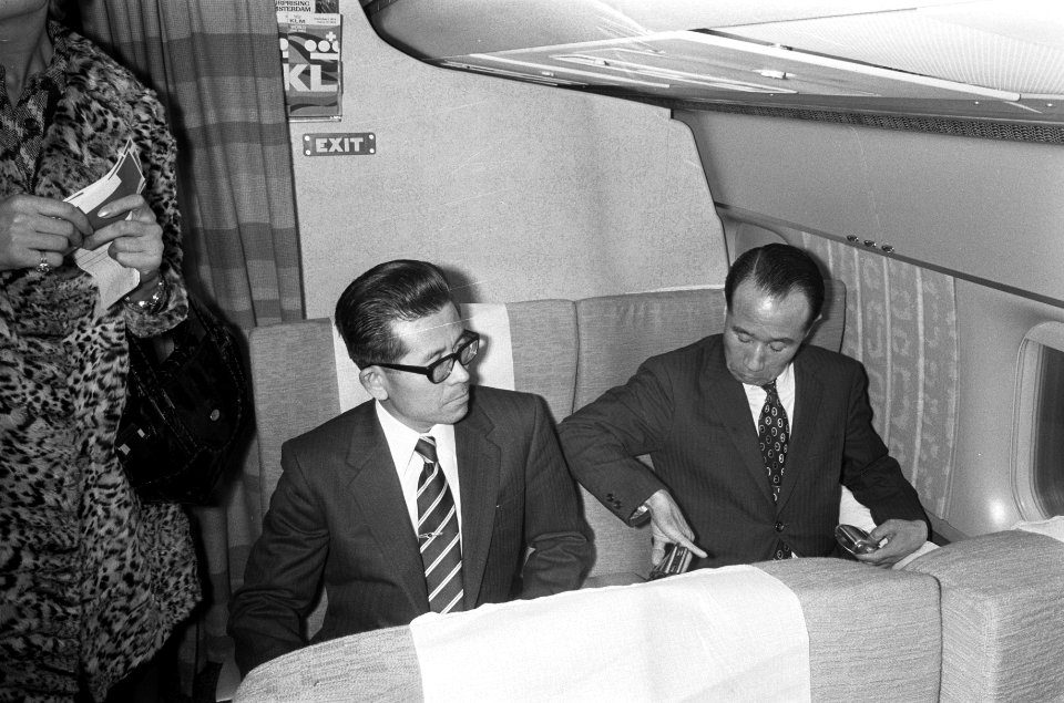 De waarnemend directeur van de Japanse luchtvaartmaatschappij, de heer Yokoseki , Bestanddeelnr 926-8545