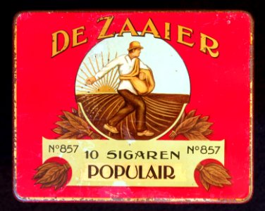 De Zaaier Populair sigarenblikje