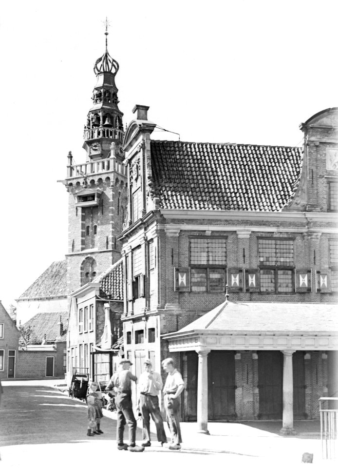 De Waag te Monnickendam met Speeltoren, Bestanddeelnr 189-0660