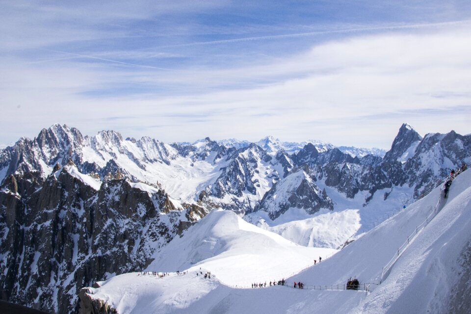 Nature snow landscape