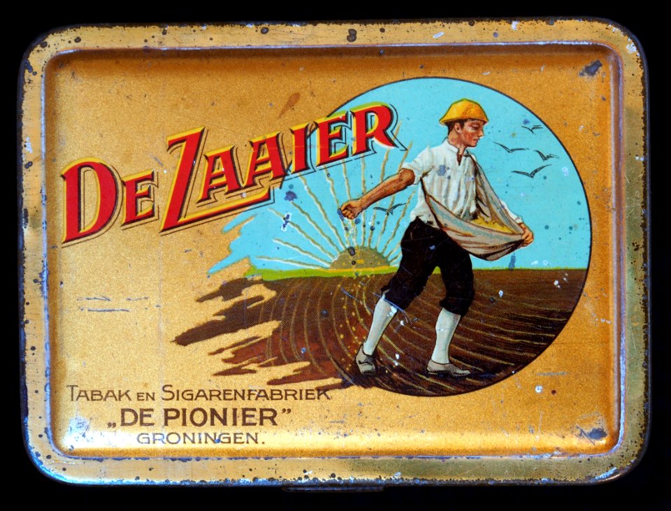 De Zaaier sigarenblikje