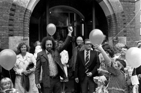 De wethouder geeft het startschot, Bestanddeelnr 928-1114