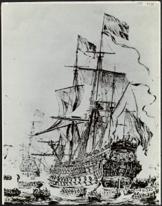 De Zeven Provinciën, vlaggeschip van admiraal Michiel de Ruyter, Bestanddeelnr 134-0825