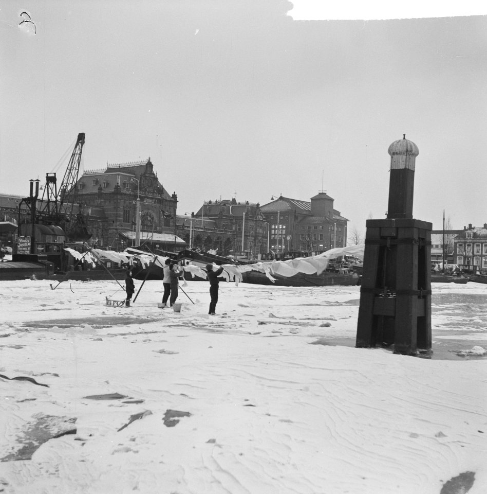 De was hangt op het Verbindingskanaal te Groningen, Bestanddeelnr 914-6768