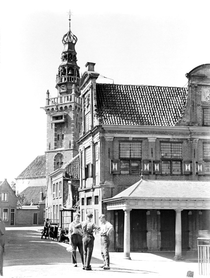 De Waag te Monnickendam met Speeltoren, Bestanddeelnr 189-0659