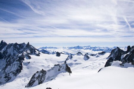 Nature snow landscape