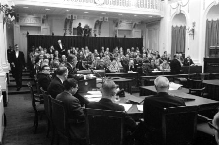 De Tweede Kamer tijdens de debatten, Bestanddeelnr 921-6281 photo