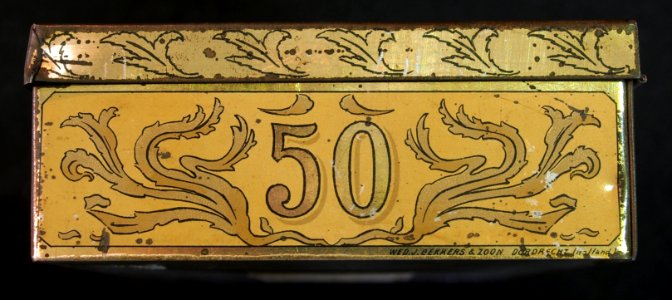 De Veluwe, De Beurs van Amsterdam sigarenblik 50 sigaren pic5