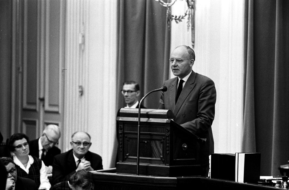 De Tweede Kamer . Minister Toxopeus, Bestanddeelnr 915-6357
