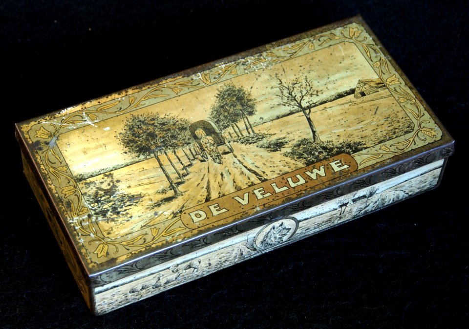 De Veluwe, De Beurs van Amsterdam sigarenblik 50 sigaren pic6
