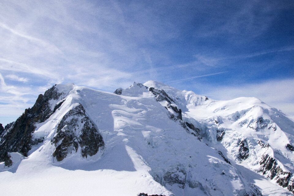 Peaks nature snow