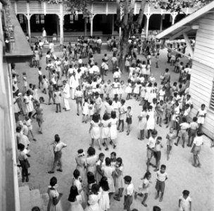 De Sypesteyn ULO-school in Paramaribo, Herenstraat 10-12, Bestanddeelnr 252-6209