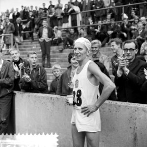 De Tsjech Varlav Chudomel, winnaar van de marathon, Bestanddeelnr 915-3549