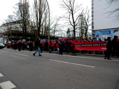 Demonstration for a fast coal phase-out at "Schwarz-Rot Koalitionsverhandlungen" 01