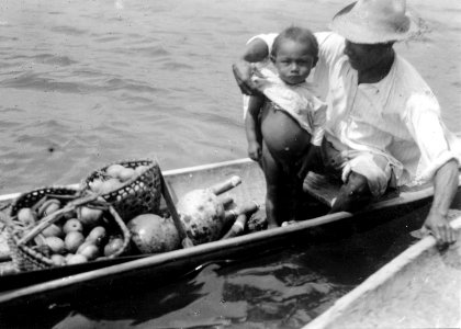 Demonstration av barn. San Blas. Panama - SMVK - 004432