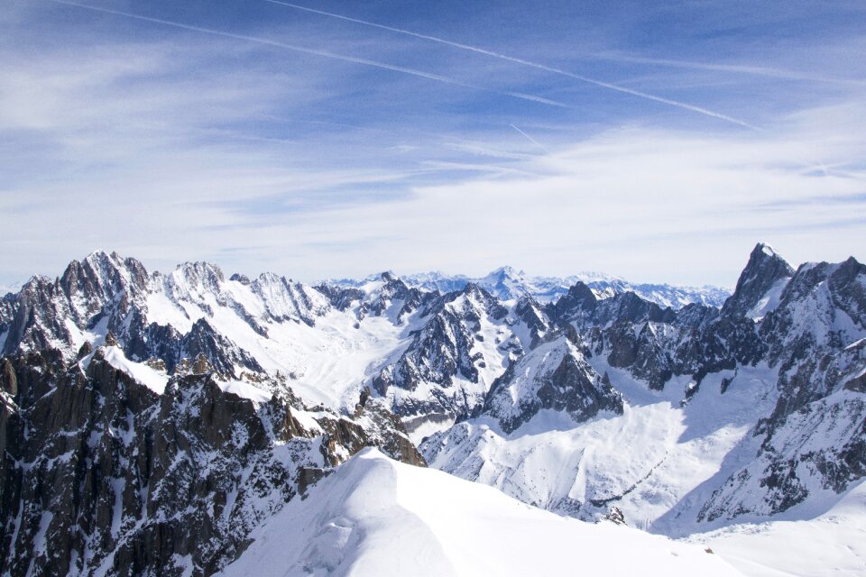 Nature snow landscape