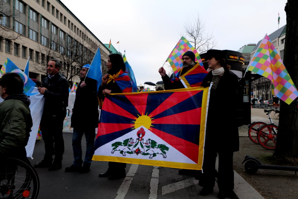 Demonstration for the rights of the Uyghurs in Berlin 2020-01-19 14