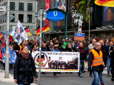 Demonstration of Wir für Deutschland 2019-10-03 04