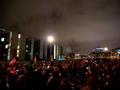 Demonstration zum Ende der Sondierungsgespräche mit der Forderung nach einem Kohleausstieg 9