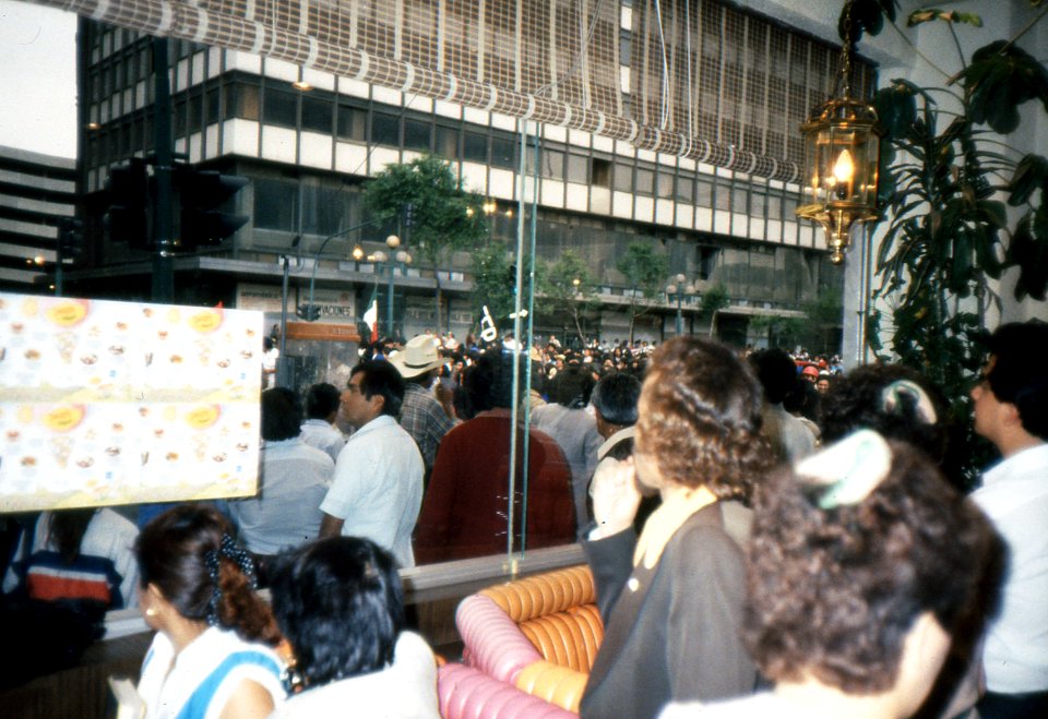 Demonstration-Protest in Mexico City, May 1, 1989-17