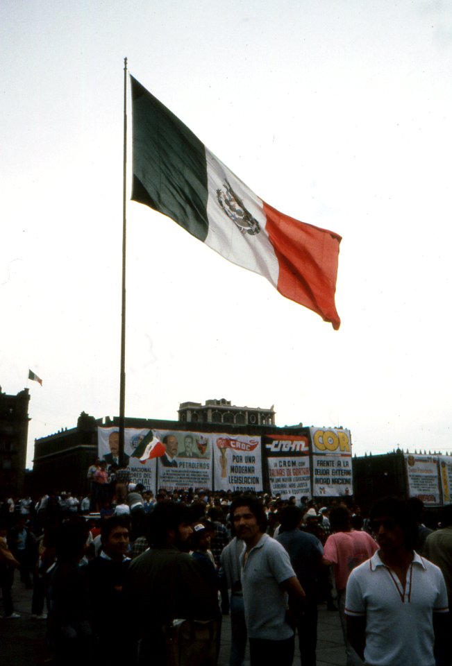 Demonstration-Protest in Mexico City, May 1, 1989-20