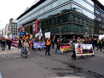 Demonstration of Wir für Deutschland 2019-10-03 05 photo