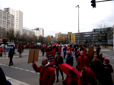 Demonstration for a fast coal phase-out at "Schwarz-Rot Koalitionsverhandlungen" 05